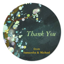 Lovely Night: Wedding Thank You Sticker stickers