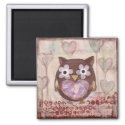 Lovely Owl Magnet magnet