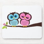 Lovely Owls mousepads