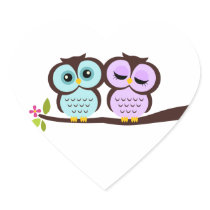 Lovely Owls Sticker