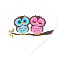 Lovely Owls Stickers