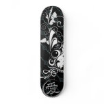 Lovely pattern doggy dog puppy skateboard deck