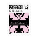 Lovely Pink-Bridal Shower Small Postage postage