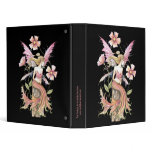 Lovely Pink Fairy and Flowers Binder