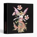 Lovely Pink Fairy and Flowers Binder