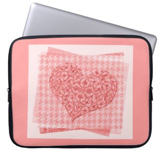 lovely pink heart valentine's pattern