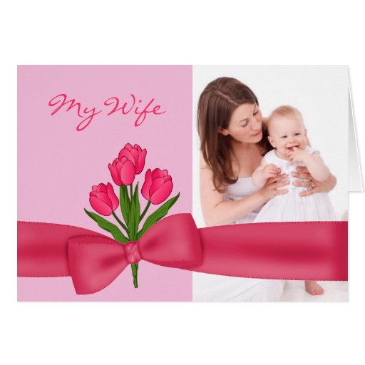 lovely-pink-husband-to-wife-mother-s-day-card-zazzle