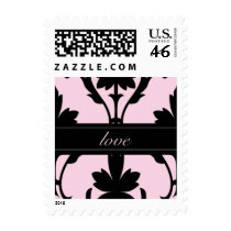 Lovely Pink Love Small Postage postage by twoheartsshoppe Lovely Pink Love Small Postage postage