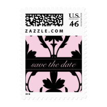 Lovely Pink Save The Date Small Postage postage by twoheartsshoppe Lovely Pink Save The Date Small Postage postage