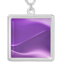 lovely purple abstract necklaces