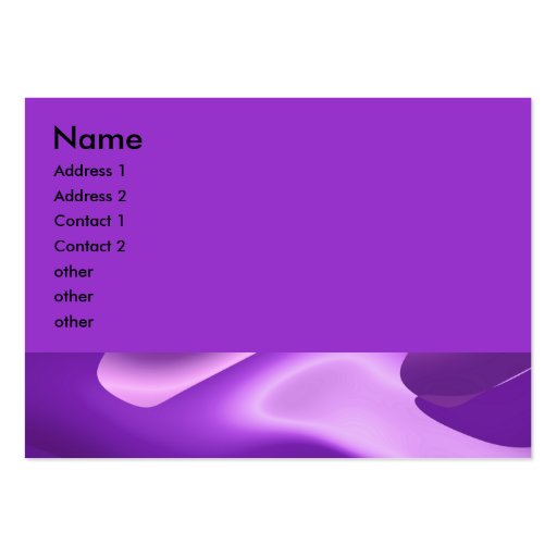 lovely purple business card templates