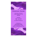 lovely purple personalized rack card