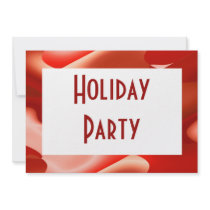 lovely red Holiday Party invitations
