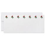 Lovely Red Rosebud Rack Card