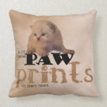 Lovely  Red/White Kitten Pillow