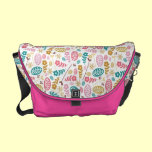 Lovely Retro Floral Abstract Bag messenger bags