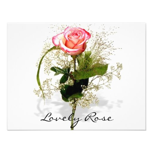 Lovely Rose Collection Personalized Announcements