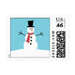 Lovely Snowman Christmas Postage stamps