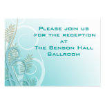 lovely soft fern plant floral design wedding business card template