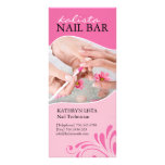Lovely Spa and Nail Technician Rack Card rack cards