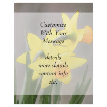 Lovely Spring Daffodils Full Color Flyer