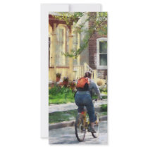 Lovely Spring Day for a Ride Personalized Rack Card