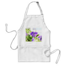 Lovely Spring Violet Apron
