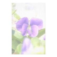 Lovely Spring Violet Stationery Paper