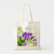Lovely Spring Violet Tote Bag