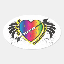 Lovely Sticker with a Heart