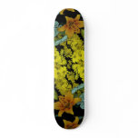 Lovely Summer lilies, daisies, caladium Skate Board