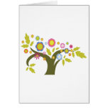 lovely summer tree vector cards