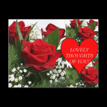 LOVELY THOUGHTS! Postcard