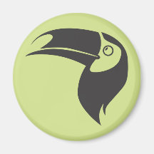 Lovely Toucan Icon Magnets