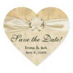 lovely vintage distressed gold damask stickers