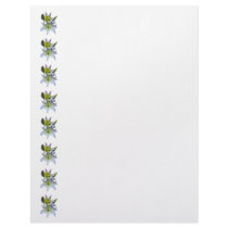 Lovely White Lilies Letterhead Template