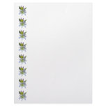 Lovely White Lilies Letterhead Template