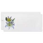 Lovely White Lilies Personalized Rack Card