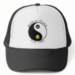 LovePeaceWhite Mesh Hat