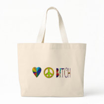 LOVEPEACHBITCH BEACH BAG