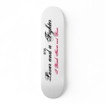 Lover and a Fighter skateboards by DSchoon Lover and a Fighter skateboards