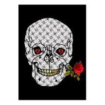 Lover Boy Skull Business Card Templates