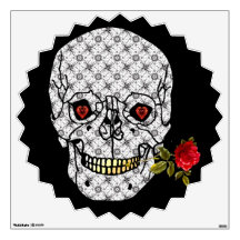Lover Boy Skull Room Sticker