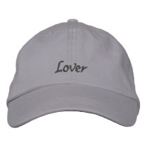 Lover Embroidered Cap / Hat Embroidered Hat
