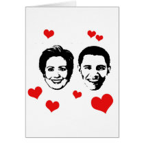 Lover for Hillary and Obama.png Greeting Cards