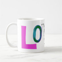 Lover partner girlfriend boyfriend spouse word art mug