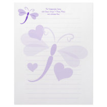 Loverly Dragon Fly Letterhead Design