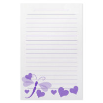 Loverly Dragon Fly Personalized Stationery