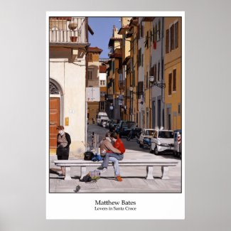 Lovers In Santa Croce print