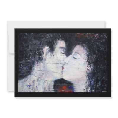 lovers kiss photos. Lovers Kiss Invitation by